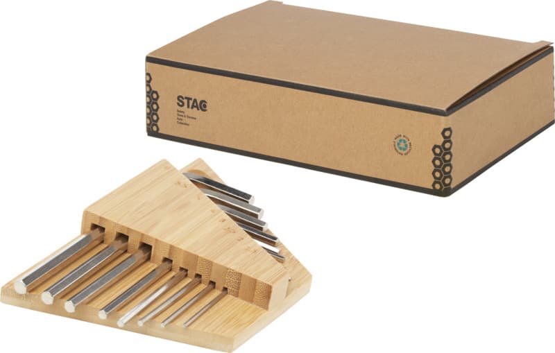 Allen bamboo hex key tool set 5