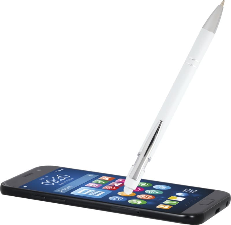 Kish ballpoint pen with silver finish (black ink) 5