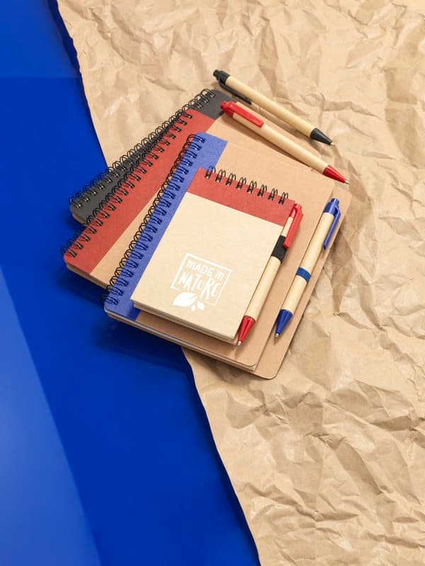 Zuse A7 recycled jotter notepad with pen 3