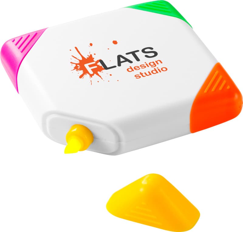 Trafalgar square-shaped 4-colour highlighter 4