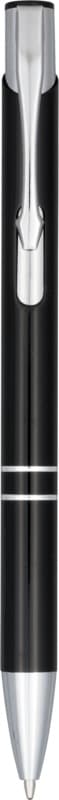 Moneta anodized aluminium click ballpoint pen (blue ink)