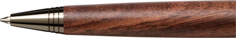 Loure wood barrel ballpoint pen (black ink) 4