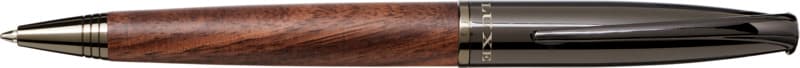 Loure wood barrel ballpoint pen (black ink) 2
