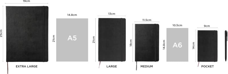 Moleskine notebook and pen gift set 5