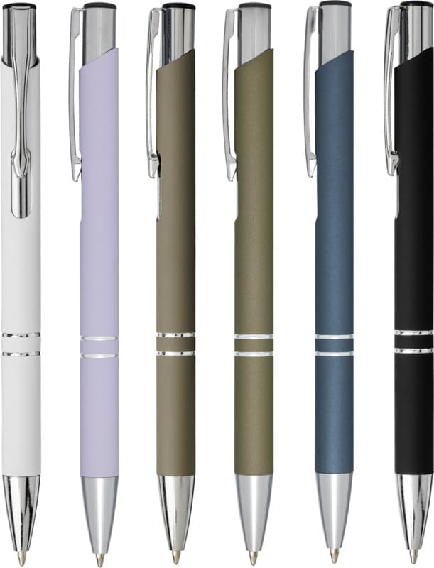 Moneta soft touch ballpoint pen (black ink) 5