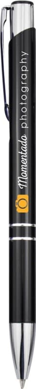 Moneta aluminium click ballpoint pen (black ink) 3