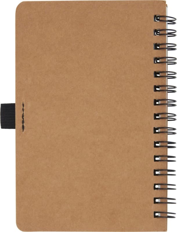 Cobble A6 wire-o recycled cardboard notebook with stone paper 3