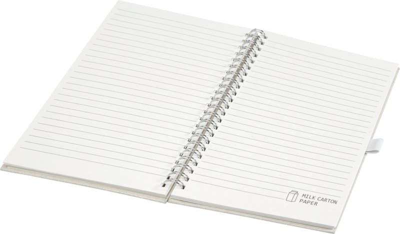 Dairy Dream A5 size reference recycled milk cartons spiral notebook 4