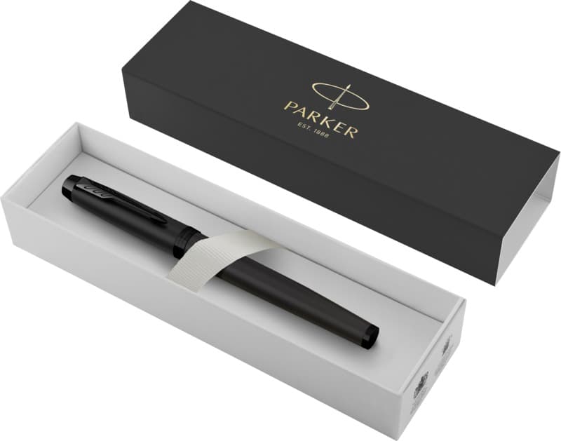 Parker IM achromatic rollerball pen (black ink) 2