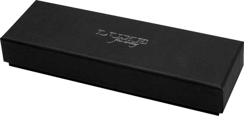 Didimis recycled stainless steel ballpoint and rollerball pen set (black ink) 5