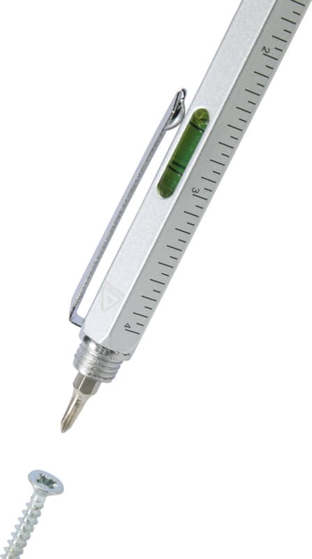 Dora recycled aluminium multifunctional pen (black ink) 5