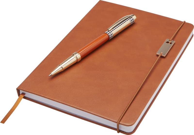 Legato A5 notebook and rollerball pen set (blue ink) 4