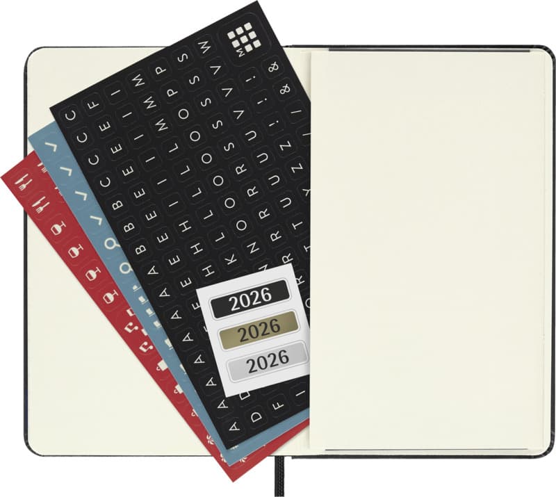 Moleskine hard cover 12 month PK daily planner 4