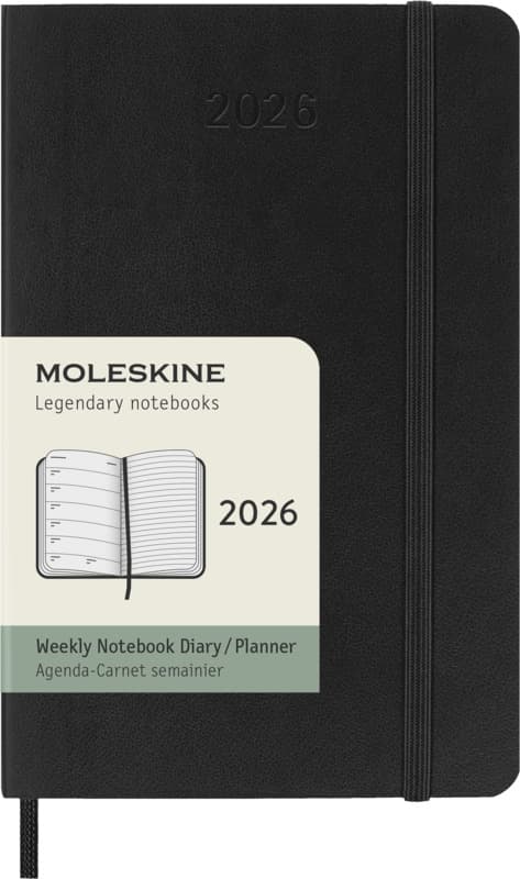 Moleskine soft cover 12 month weekly PK planner