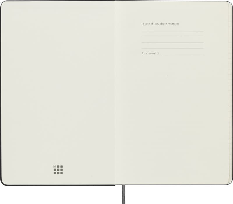 Moleskine hard cover undated L weekly planner 4