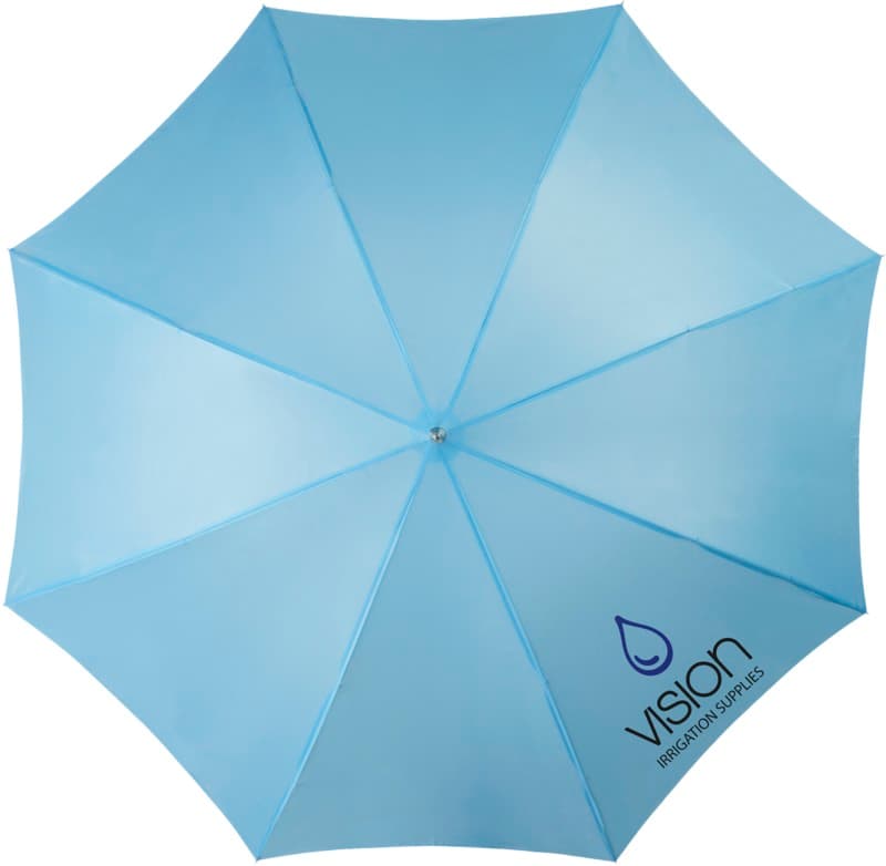 Lisa 23" auto open umbrella with wooden handle 4