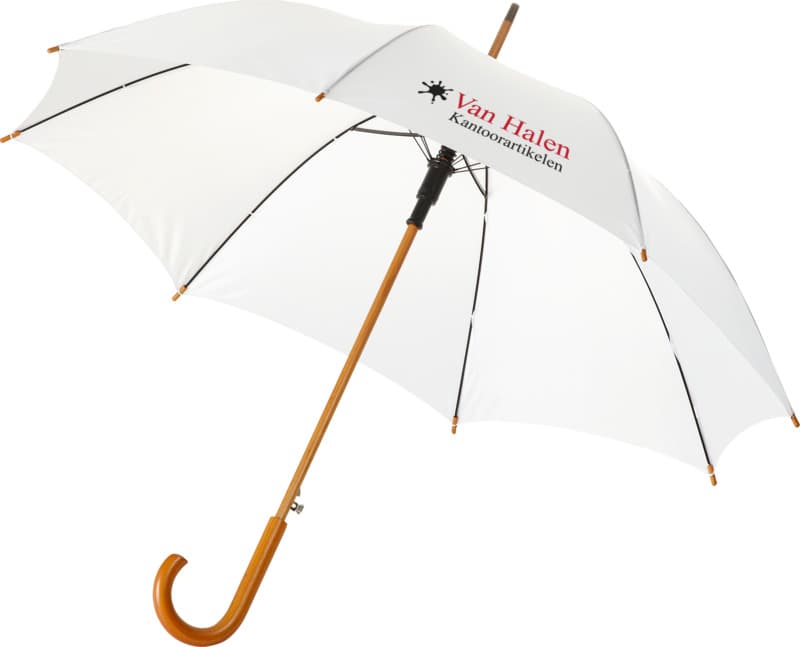 Kyle 23" auto open umbrella wooden shaft and handle 4