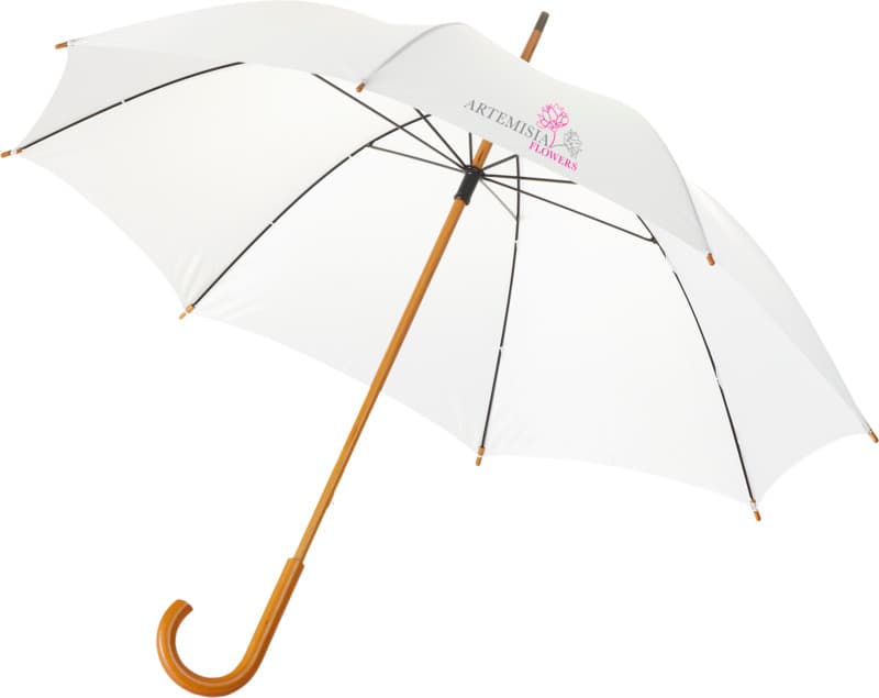 Jova 23" umbrella with wooden shaft and handle 3