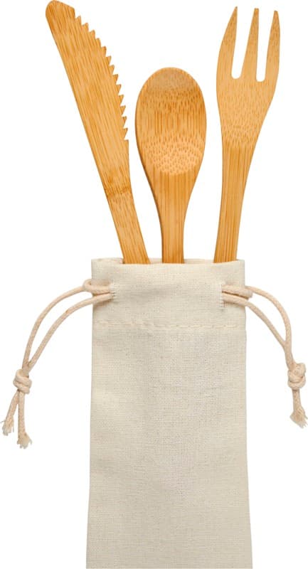 Celuk bamboo cutlery set 5