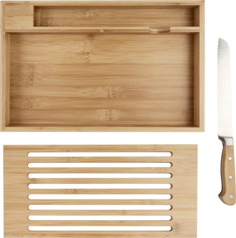 Pao bamboo cutting board with knife 4