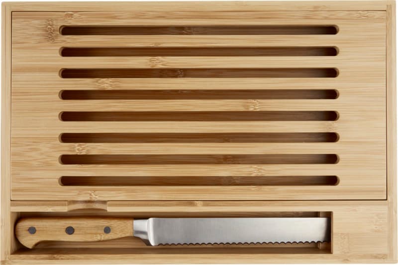 Pao bamboo cutting board with knife 2
