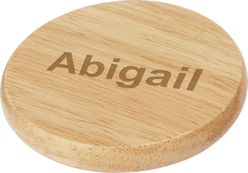 Scoll wooden coaster with bottle opener 5