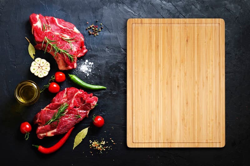 Fet bamboo steak cutting board 3
