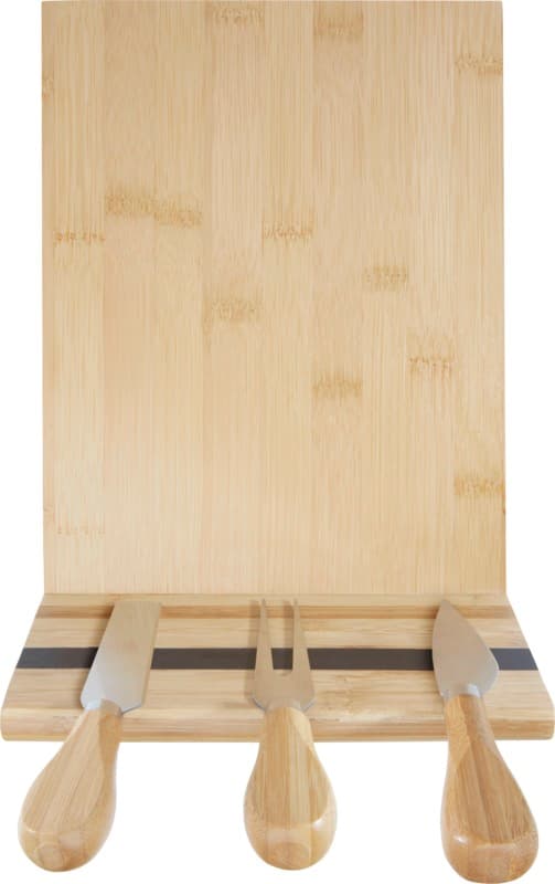 Mancheg bamboo magnetic cheese board and tools 3