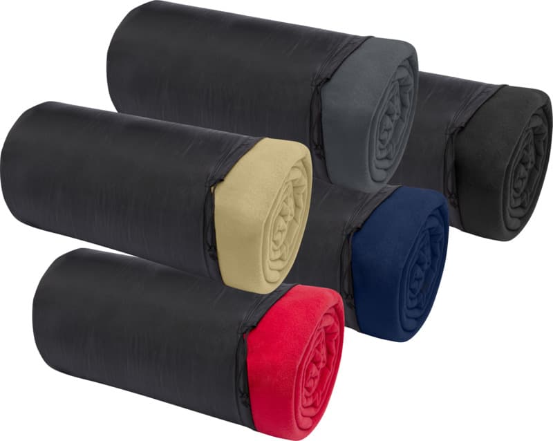 Huggy fleece plaid blanket with carry pouch 220x250 cm 5