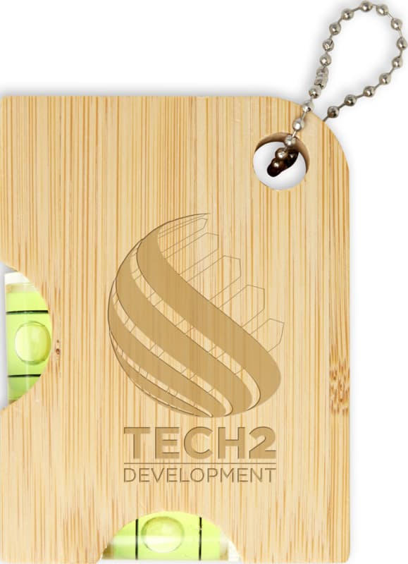 Levo bamboo bottle opener with level  5