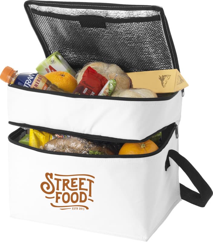 Oslo 2-zippered compartments cooler bag 13L 4