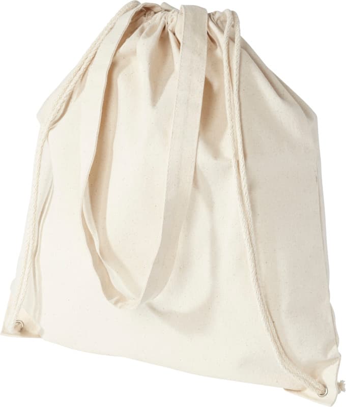 Eliza 240 g/m² cotton drawstring bag 6L 4