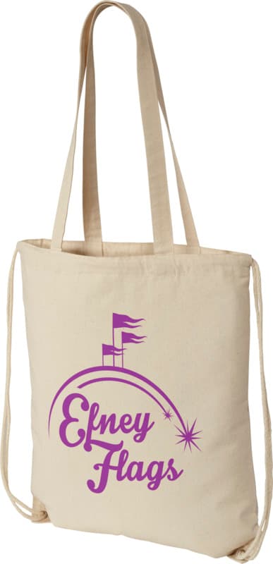 Eliza 240 g/m² cotton drawstring bag 6L 5