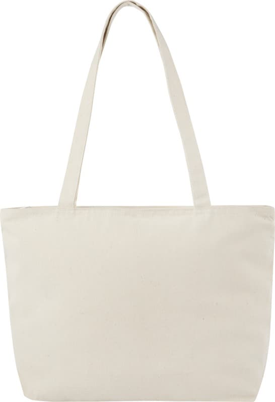 Ningbo 320 g/m² zippered cotton tote bag 15L 2