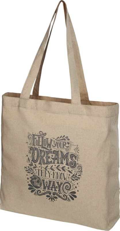 Pheebs 210 g/m² recycled gusset tote bag 13L 4