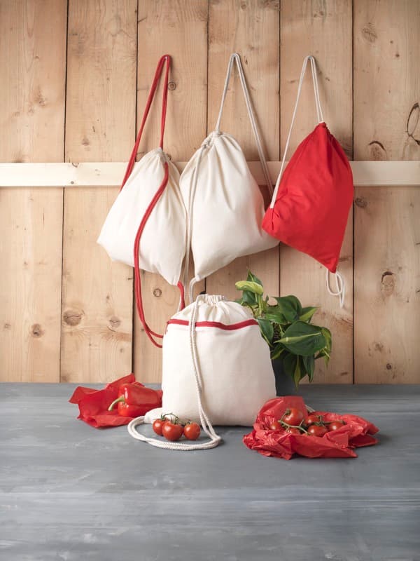 Oregon 140 g/m² cotton drawstring bag 5L 3