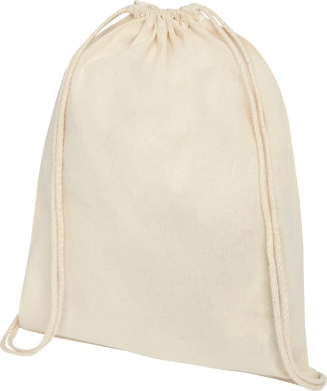 Oregon 140 g/m² cotton drawstring bag 5L 5