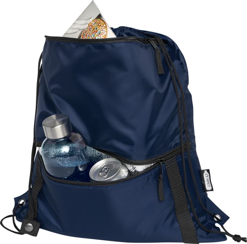 Adventure recycled insulated drawstring bag 9L 4