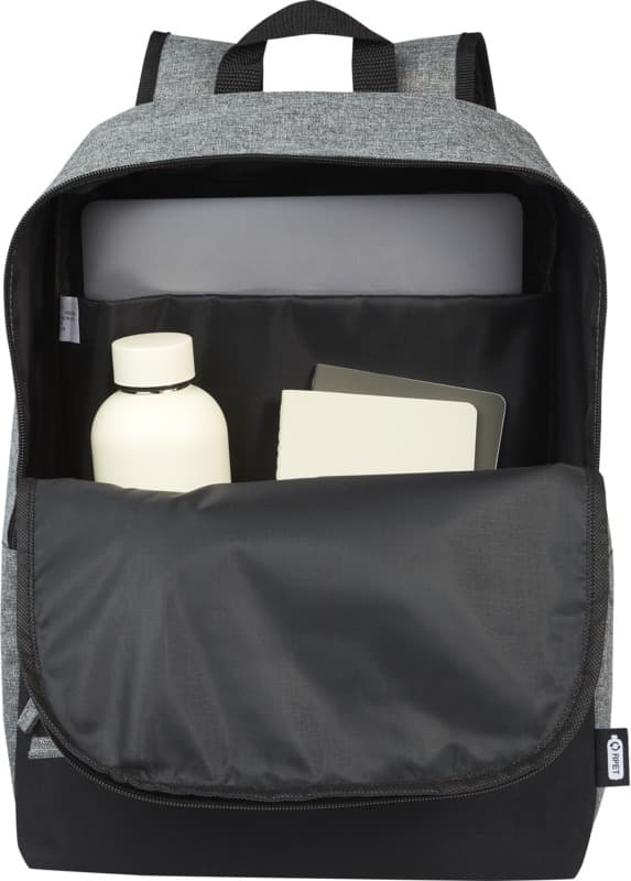 Reclaim 15" GRS recycled two-tone laptop backpack 14L 4