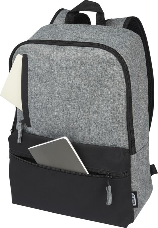 Reclaim 15" GRS recycled two-tone laptop backpack 14L 5