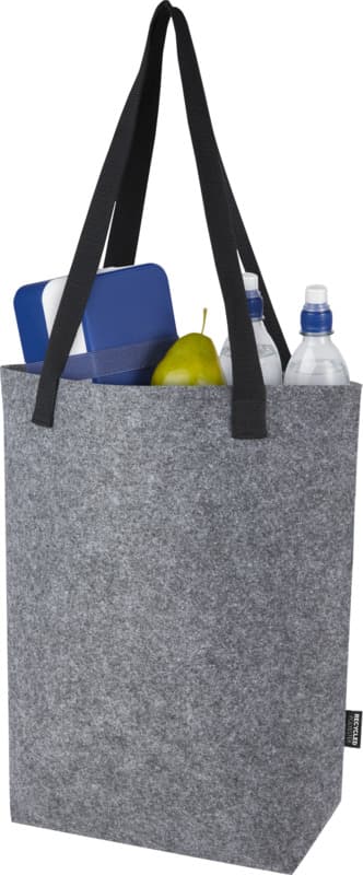 Felta GRS recycled felt tote bag with wide bottom 12L 4