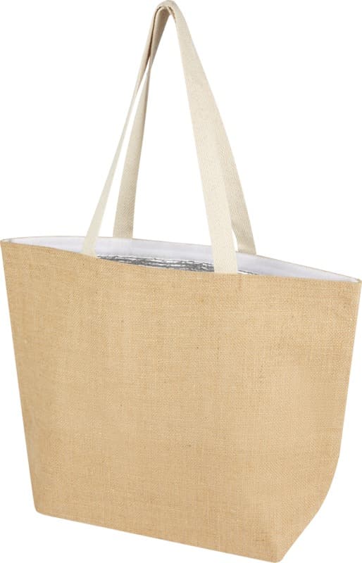Juta 300 g/m² jute cooler tote bag 12L