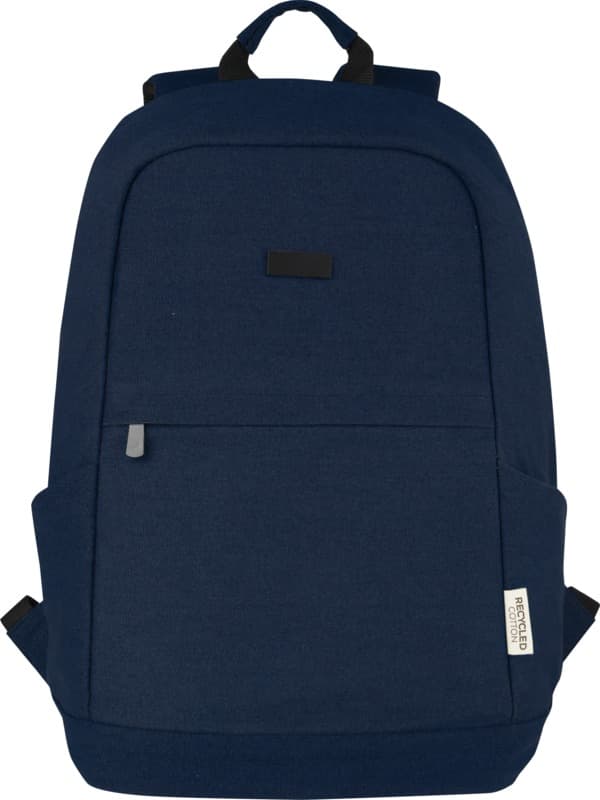 Joey 15.6" GRS recycled canvas anti-theft laptop backpack 18L 2