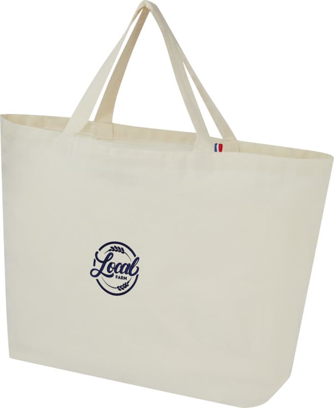 Cannes 200 g/m2 recycled shopper tote bag 10L 4