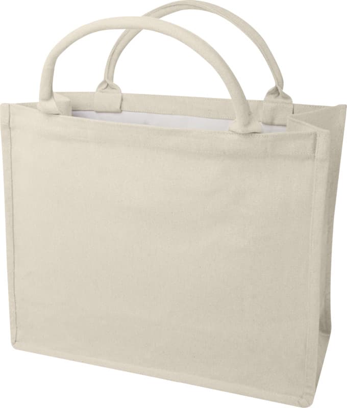 Page 500 g/m² Aware™ recycled book tote bag