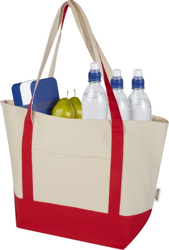 Sam 320 g/m² GRS recycled cotton tote bag 4