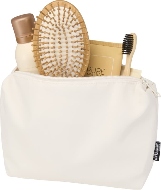 Trip Aware™ recycled travel toiletry pouch 2L 3
