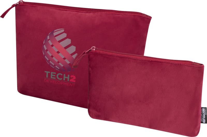 Swift GRS recycled velvet toiletry bag set 5