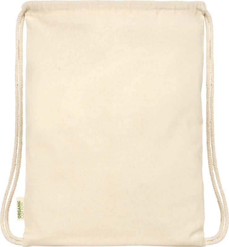 Odisha 100 g/m² OCS organic drawstring bag 5L 3