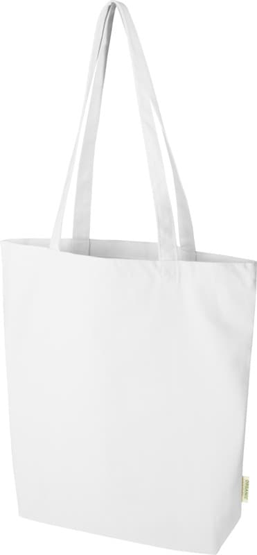 Odisha 180 g/m² OCS organic wide bottom tote bag 11L 
